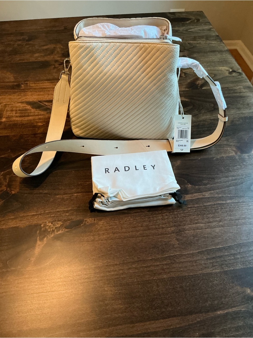 Radley London Dukes Place Medium Crossbody Salt Quilt